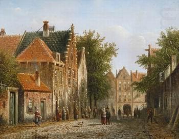 European city landscape, street landsacpe, construction, frontstore, building and architecture.039, unknow artist